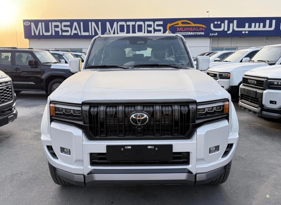 Toyota Prado Luxury 2.4L With panoramic 2026 White inside Beige